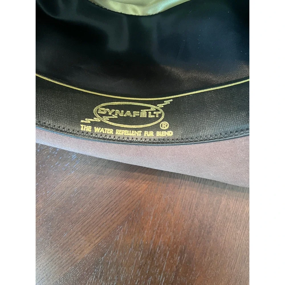 Country Gentleman Fedora Mens Medium Brown Excellent Dynafelt Wool Vintage Hat